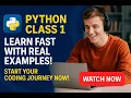 Class 1 - Learn Python from Scratch Beginner to Advanced Technobrilliant Pune Hindi