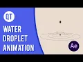 Easy Droplets Ripples After Effects Quick Tutorial