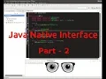 JNI Interface - Part 2 Creating the shared library