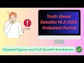 Deloitte NLA results 2026 Process after selection Reality behind probation