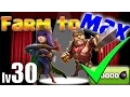 Clash of Clans MAX HEROES TH9 Farm To Max