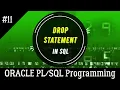 11 How to use the DROP Command in SQL in SQL PLUS CLI Oracle Programming