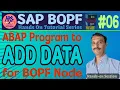 Add Data in BOPF - ABAP Program BOPF Tutorial