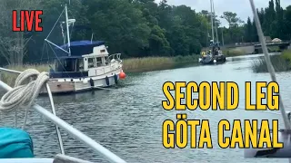 Live Stream Göta Canal – Leg 2 | Sjötorp to Lyrestad, Sweden