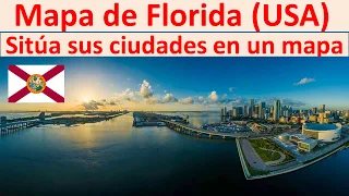 Mapa de Florida Estados Unidos Florida map