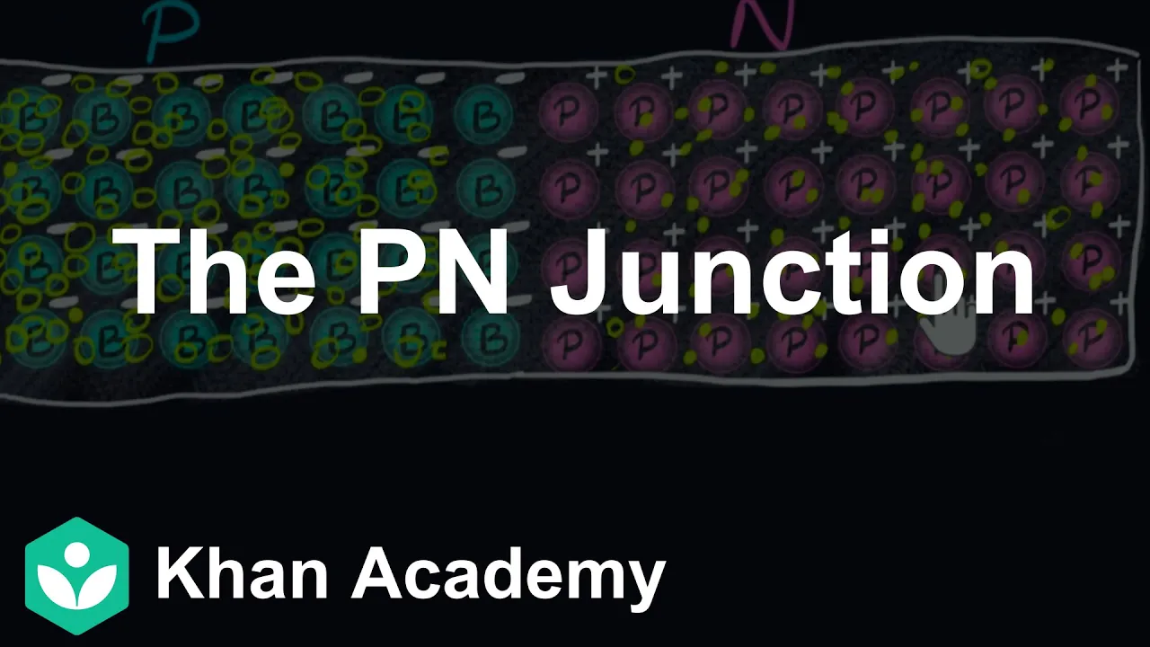 The PN junction | Semiconductors | Class 12 | Physics | Khan Academy