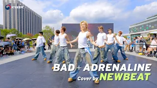 [𝟰𝗞] ATEEZ "BAD + Adrenaline" Dance Cover🔥 Performance by NEWBEAT @광화문