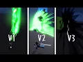 Dark Blade V1 V2 V3 Showcase Blox Fruits