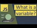 Variables and constants in JavaScript
