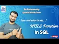 How to and when to use NTILE Function in SQL Data Analytics Problem