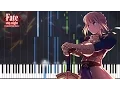 Download Lagu Brave Shine - Fate Stay Night Unlimited Blade Works OP2 | Piano Cover | Synthesia | Animenz