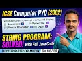 MUST DO Java String Program for ICSE Class 10 Boards String Handling Previous Year Question