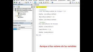 Constantes y variables de VBA para Microsoft Excel