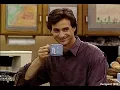 smile and eyebrow raise gif