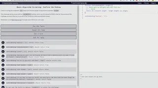 Basic Algorithm Scripting Confirm the Ending