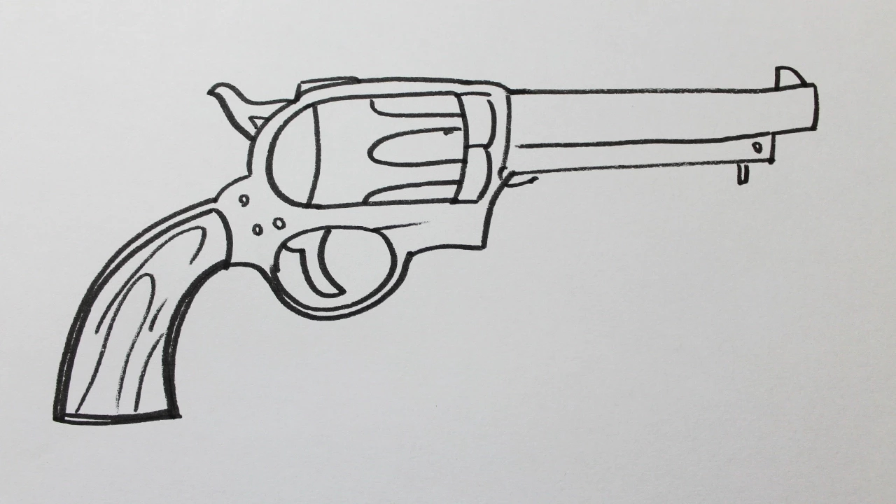 Comment dessiner un pistolet