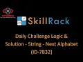 skillrack daily challenge logic and solution - string