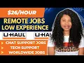Work From Home Jobs 2023 Chat Support Remote Jobs w Uhaul Tech Support Paid Training