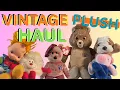 Vintage Plush Haul From Epic Estate Sale Rainbow Brite Teddy Ruxpin ty Beanie Babies and More