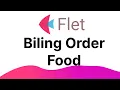 Flet Tutorial - Billing Order Food Print To PDF