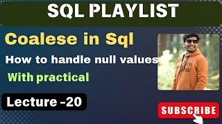 20 Coalesce IN SQL SQL Tutorial