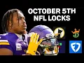 NFL Best Bets Week 5 NFL Picks for EVERY Game NFL Week 5 PrizePicks