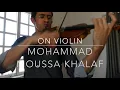 Blue Flame on Arabic Violin