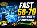 TBC Frost Mage Leveling Guide 58 70 - Fast AoE Route No Gear Needed SOLO