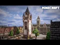 Minecraft How to build a Medieval Clocktower Minecraft Tutorial