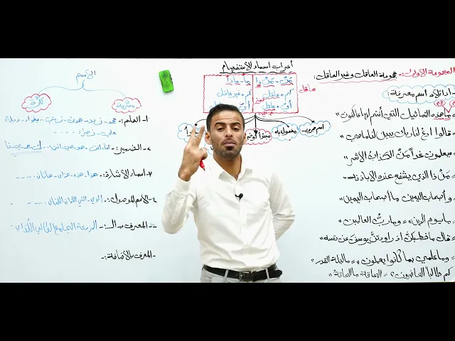 ⁣الحلقة 10 / الاستفهام ( اعراب اسماء الاستفهام ج 3 ) - الاستاذ عمار السلامي
