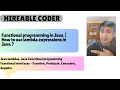 What are Java lambdas and how they help to achieve functional programming in Java
