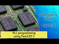 PLC programming using TwinCAT 3 - Data types arrays Part
