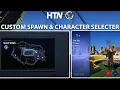 Custom Character selector Spawn selector for FiveM HTNFW