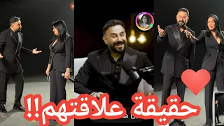لقاء قصي الخولي وسارية السواس يكشف علاقة حبهم دندنها