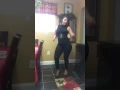 Pretty woman dancing