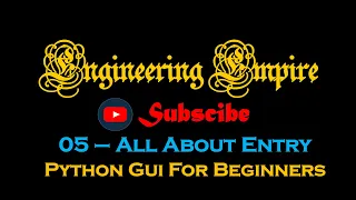 05 - Entry Widget