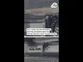 SKY7 over law enforcement setting up barricades amid protests at Coast Guard Island