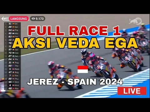 Download MP3 LIVE ‼️ FULL RACE 1 Aksi Veda Ega di Redbull Rookies Cup Jerez 2024