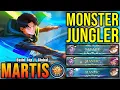 Lagu SAVAGE + 2x MANIAC!! Martis Levi Skin Echte Monster Jungler!! - Top 1 Martis build wereldwijd ~ MLBB