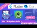 Update Delete Data of ListView Without Animation Part-5 - Flutter Tutorial