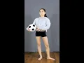 Candid casual teen soccer theme in studio