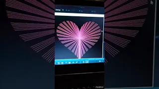 Heart Shape Pattern Turtle Graphics Design using Python