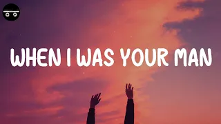 bruno mars when i was your man lyric video john legend sam smith 