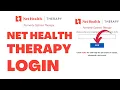 Net Health Therapy Login login therapy nethealth com