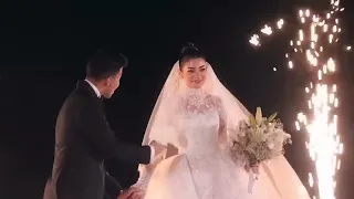 حسين الجسمي  فستانك الابيض   من حفل زفاف ليلي احمد زاهر و هشام جمال دندنها