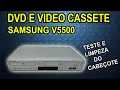 DVD E VIDEO CASSETE SAMSUNG V5500, 2 EM 1