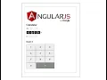 AngularJs Calculator Demo