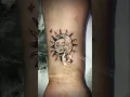 Sun Moon tattoo I did on a client s wrist
