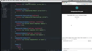 Components life cycle part 2 Reactjs with ES6