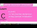 Declaration and initialization of Pointers in C Programming an easy approach part-2